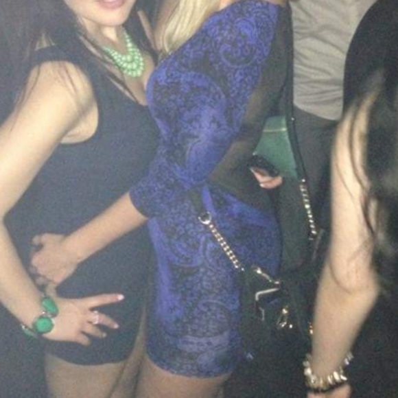 Blue and Black Dress - Picture 4 of 4